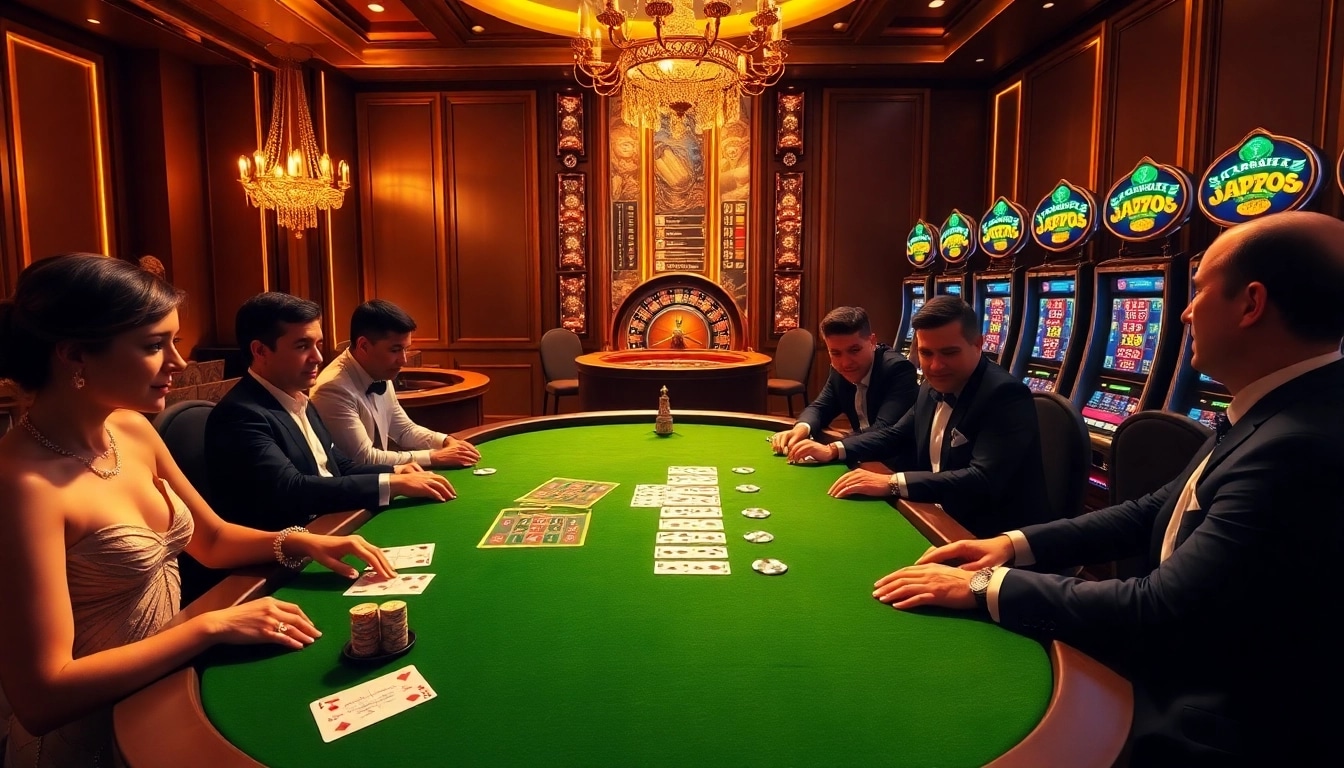 Experience the thrill of winning at 7C77 one with exciting poker tables and vibrant casino games.