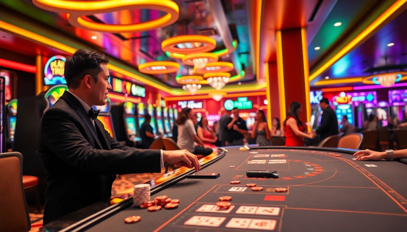 Menangkan permainan di casino dengan suasana bertenaga menggunakan bbni4d.