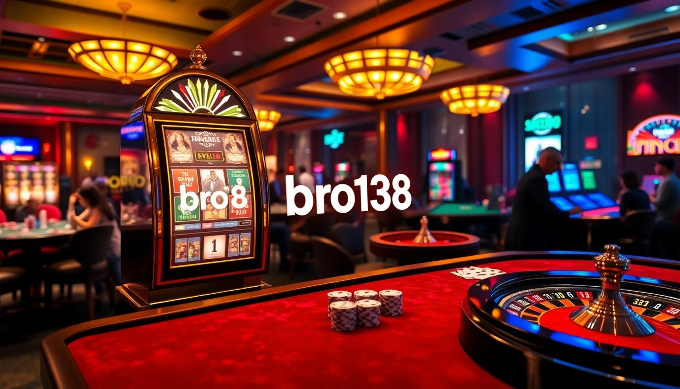 Experience the thrilling action at bro138 with luxurious slot machines and engaging gameplay.