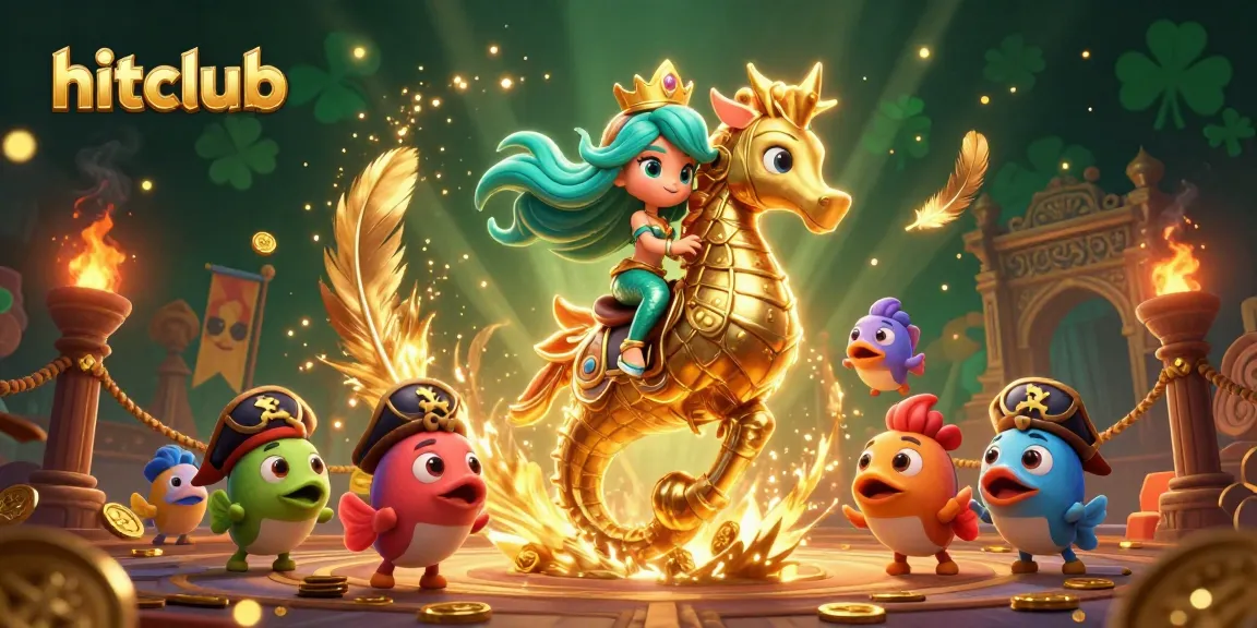 Experience thrilling action at hitclub with this vibrant mermaid-themed casino battle scene.