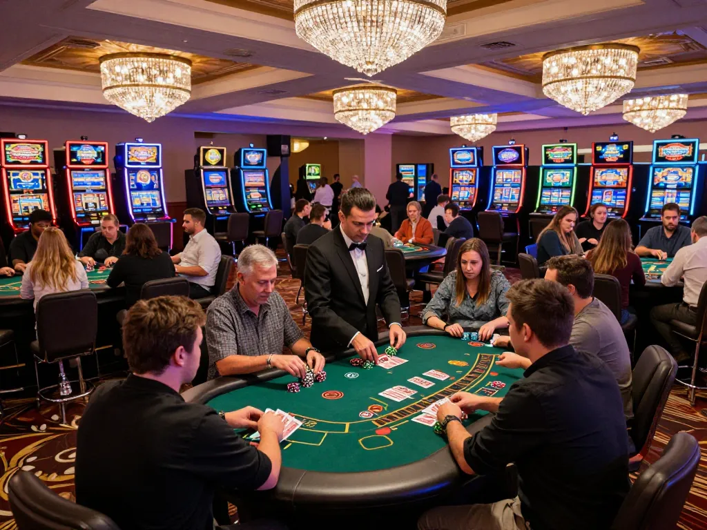 Players enjoying blackjack at the hitclub, showcasing strategic gameplay and excitement.
