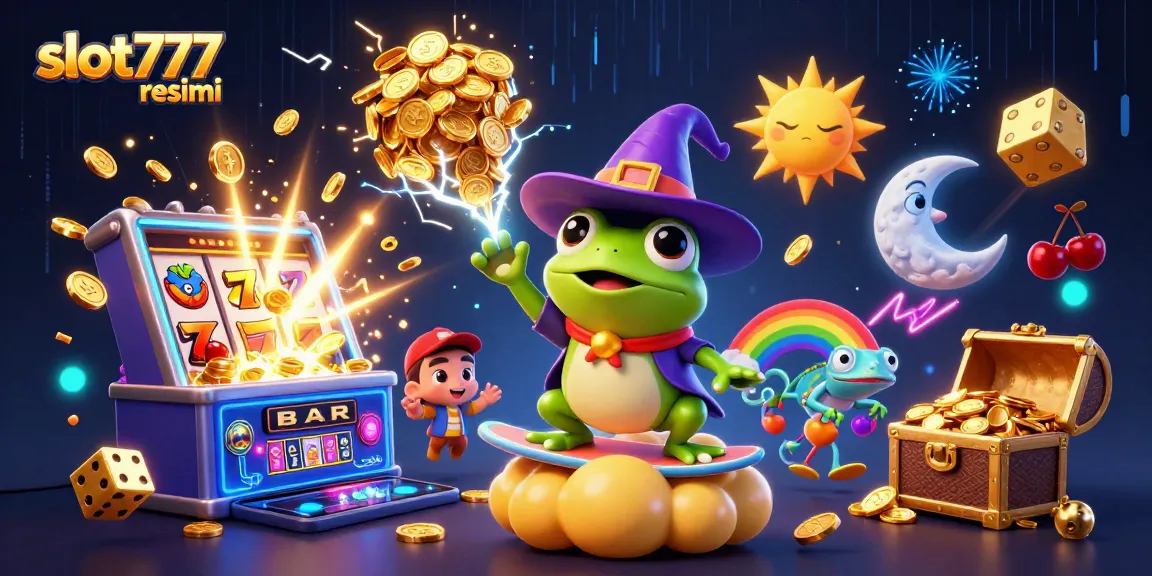 Experience slot777 resmi and win with a vibrant 3D casino adventure featuring mystical creatures and jackpot excitement.