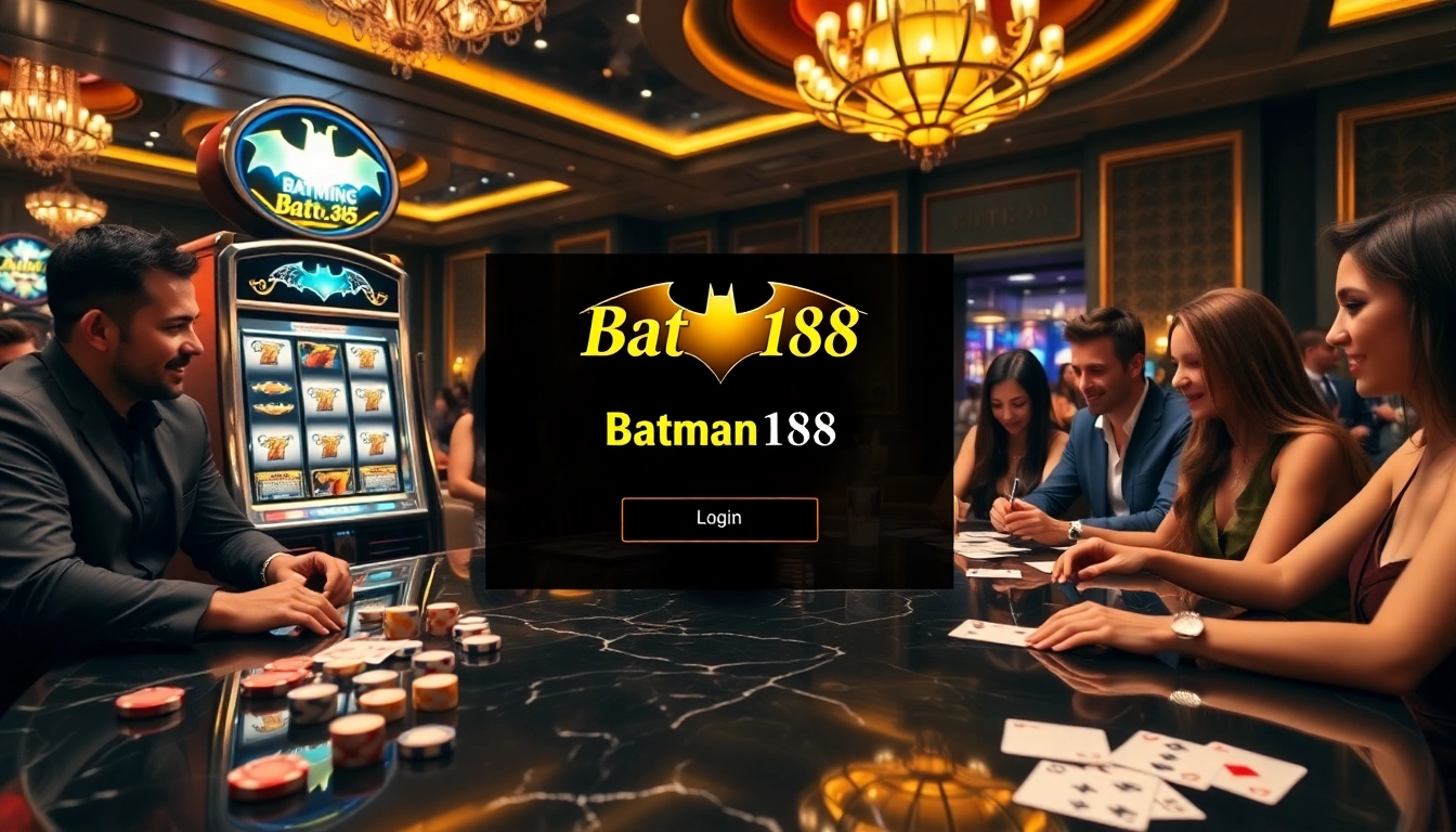Experience the thrill of gambling with Batman138 login at a luxurious slot machine casino.