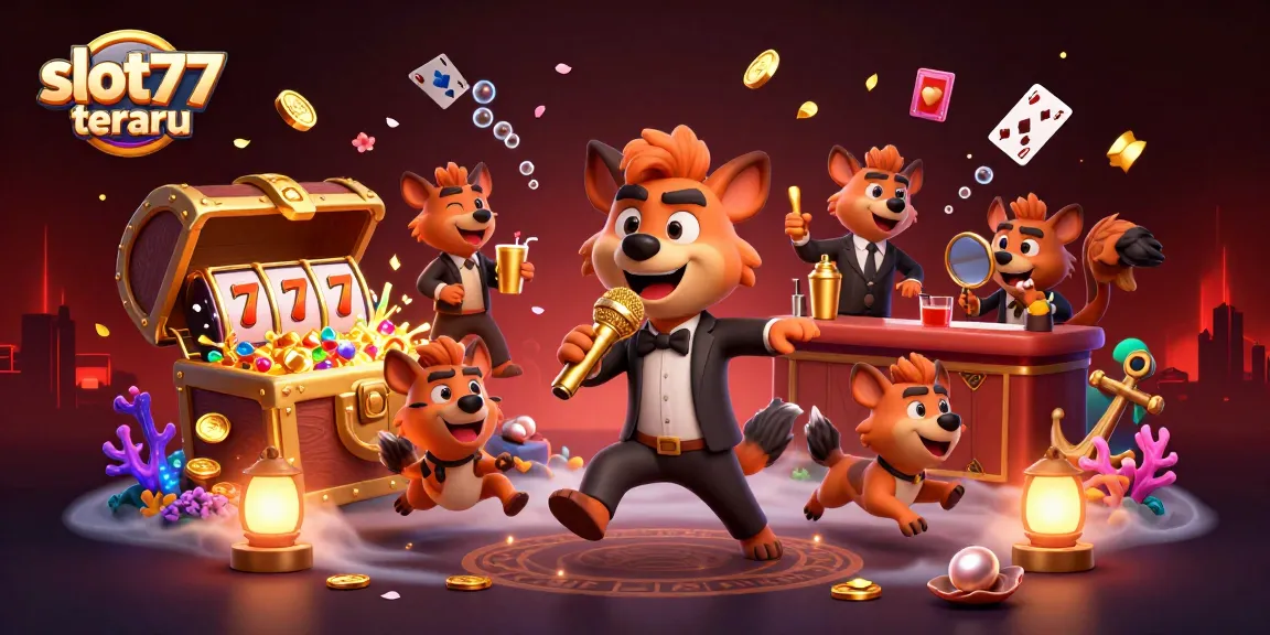 Experience thrilling gameplay with slot77 terbaru featuring vibrant casino elements and engaging characters.