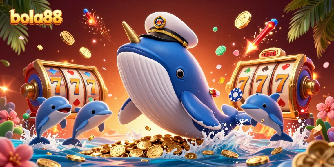 Experience exciting gaming with bola88 featuring dynamic 3D casino elements and characters.