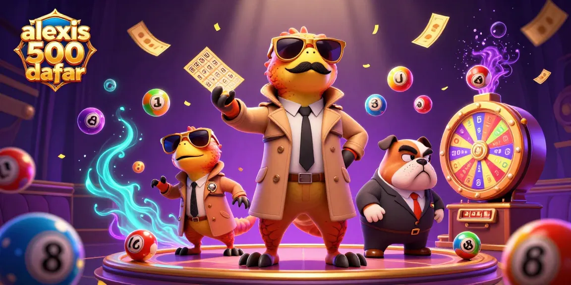 Engage with alexis 500 daftar at a lively casino scene featuring raptors attempting entry.