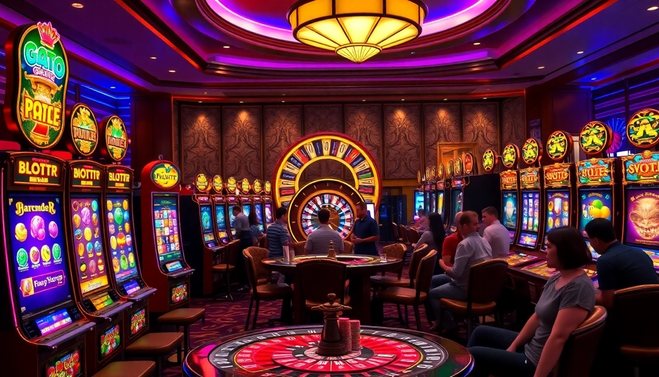 Experience thrilling wins at KTPJITU’s vibrant slot machines and elegant casino tables.