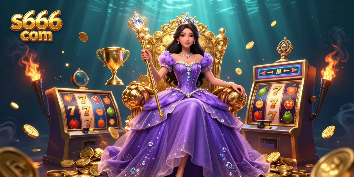 Engage in thrilling gameplay with s666 com slot machines and royal-themed elements.