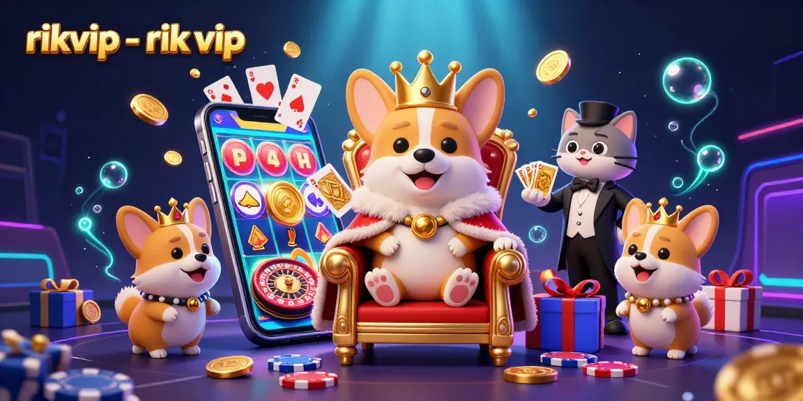 Experience the excitement of rikvip - rik vip with vibrant casino characters showcasing a dynamic gameplay scene.