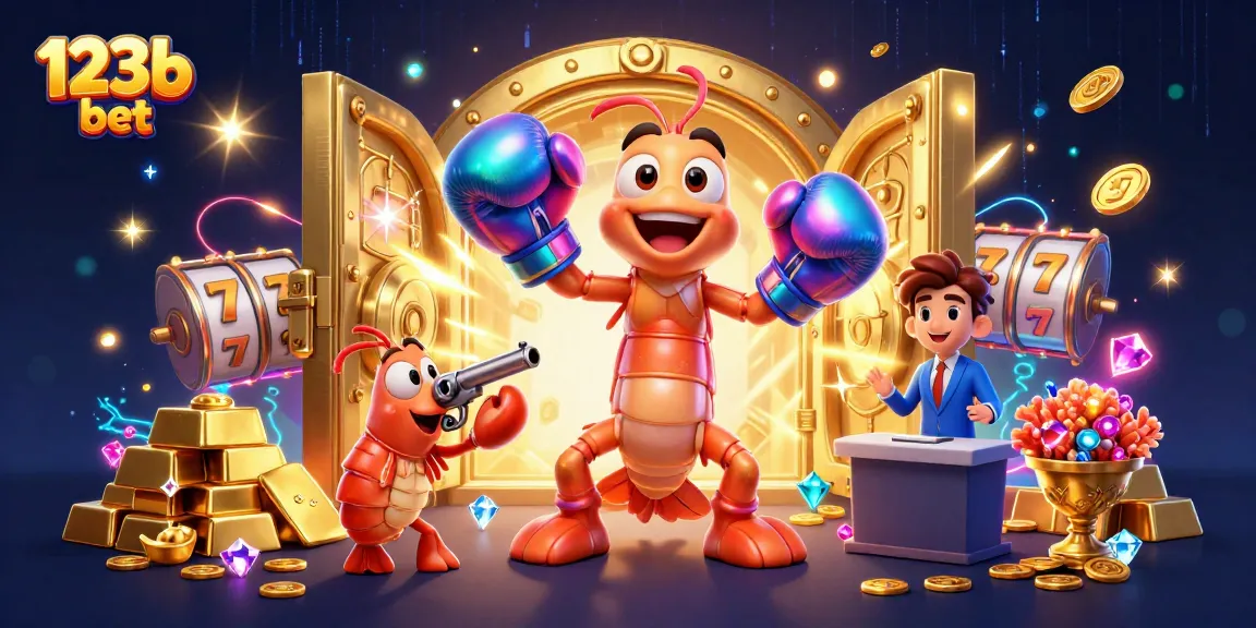 Win big with 123b bet while enjoying colorful illustrated casino games and vibrant treasure!