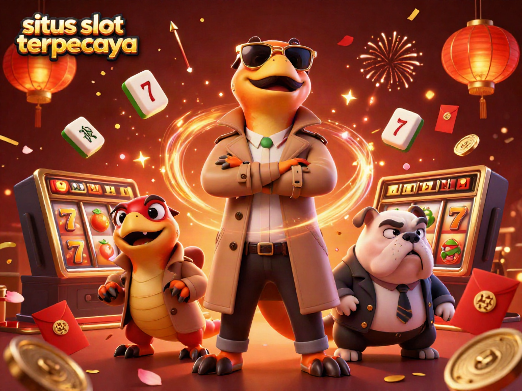 Gali kesenangan di situs slot terpercaya dengan ilusi 3D raptor menikmati suasana kasino.