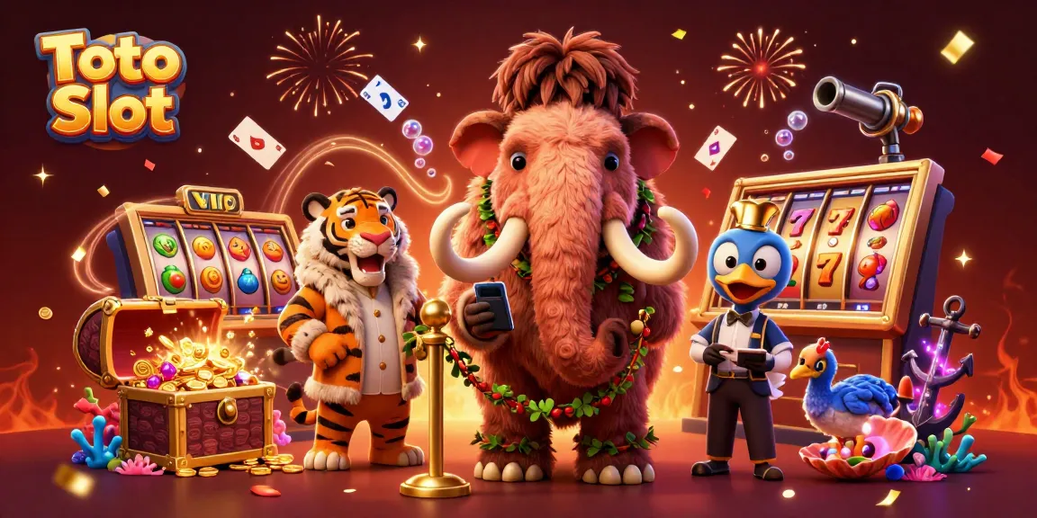 Toto Slot menawarkan pengalaman bermain dengan bouncer mamut, tamu VIP, dan penjaga pintu dodo di kasino yang menakjubkan.