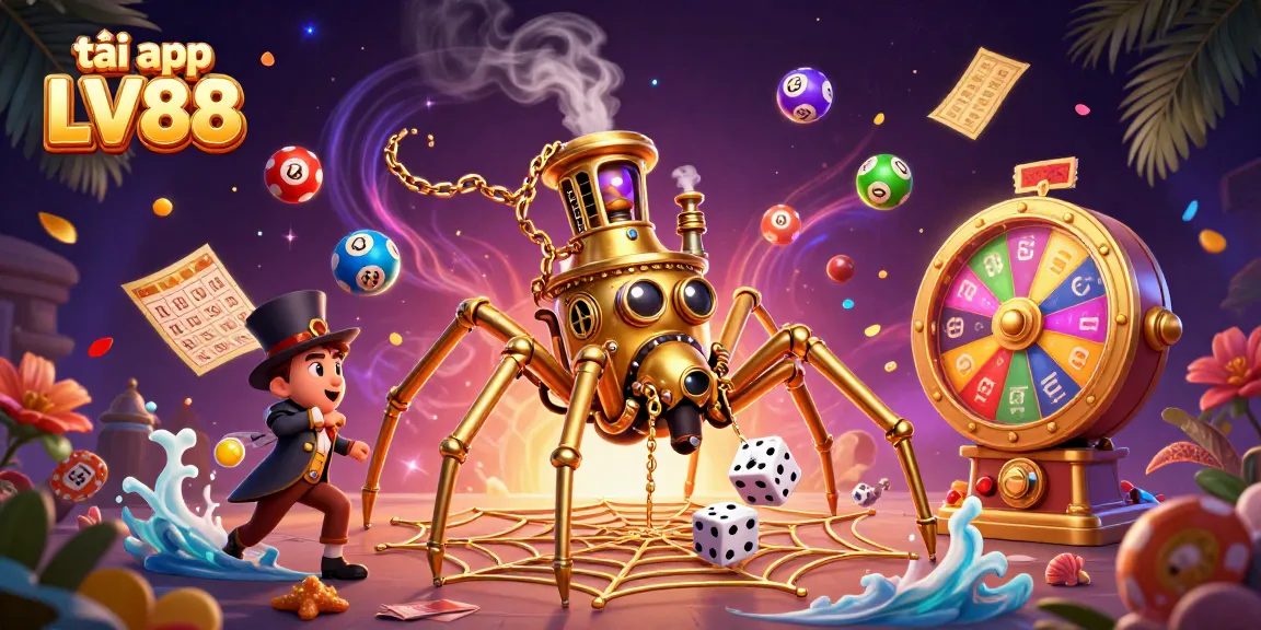 Engage in thrilling gameplay and tải app LV88 for a vibrant casino experience with colorful elements.