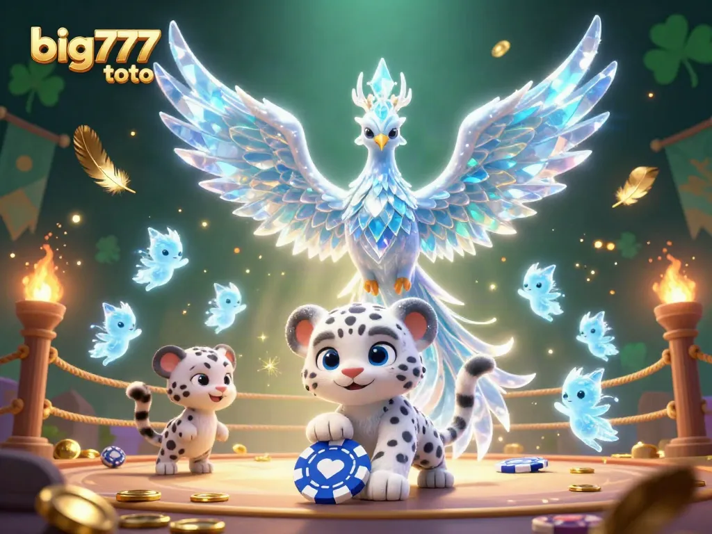 Experience big777 toto in a vibrant casino scene featuring mystical characters and dynamic gaming elements.