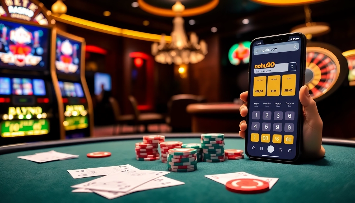Experience high-stakes gaming at nohu90 com with vibrant casino action and luxury surroundings.