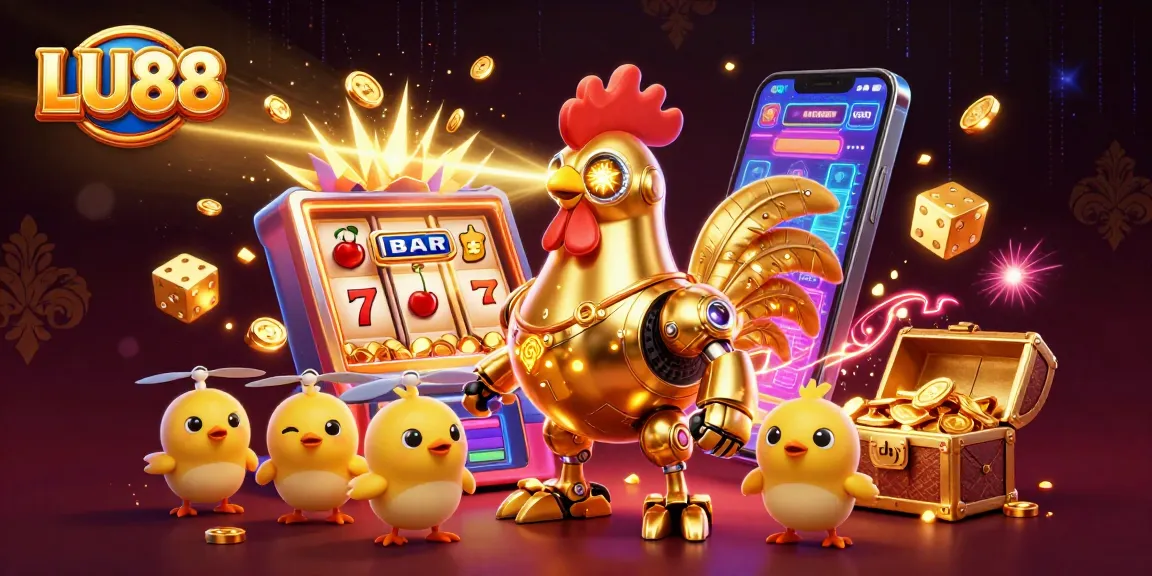 Experience exciting winnings at LU88 with colorful casino themes and lively gaming symbols.