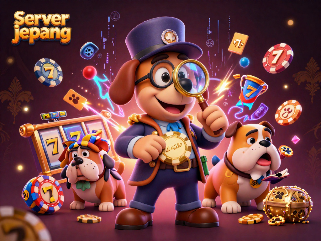 Simplify your gaming with server jepang slots, featuring thrilling jackpot and poker elements in a dynamic 3D scene.