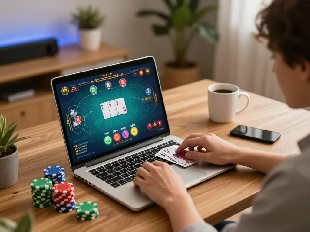 Join the online poker action and click here to enhance your gaming experience