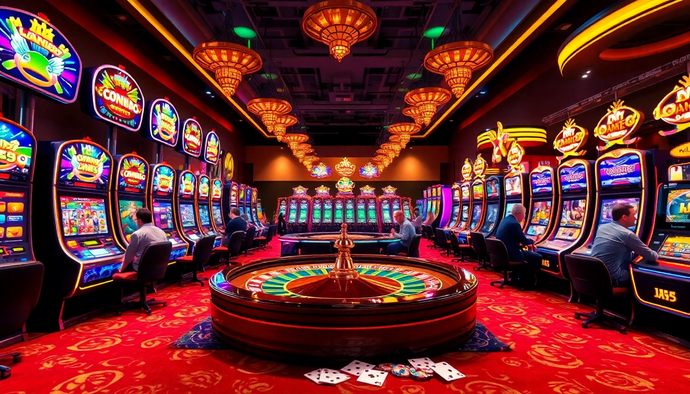 Join the excitement of slot games at https://l567.tech/ featuring vibrant machines and a lively atmosphere.