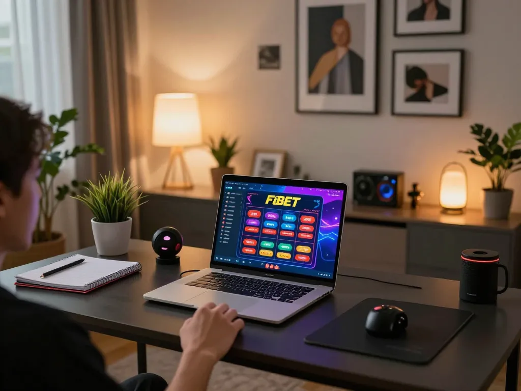 Engaging in online gaming with F8bet from a modern home setup