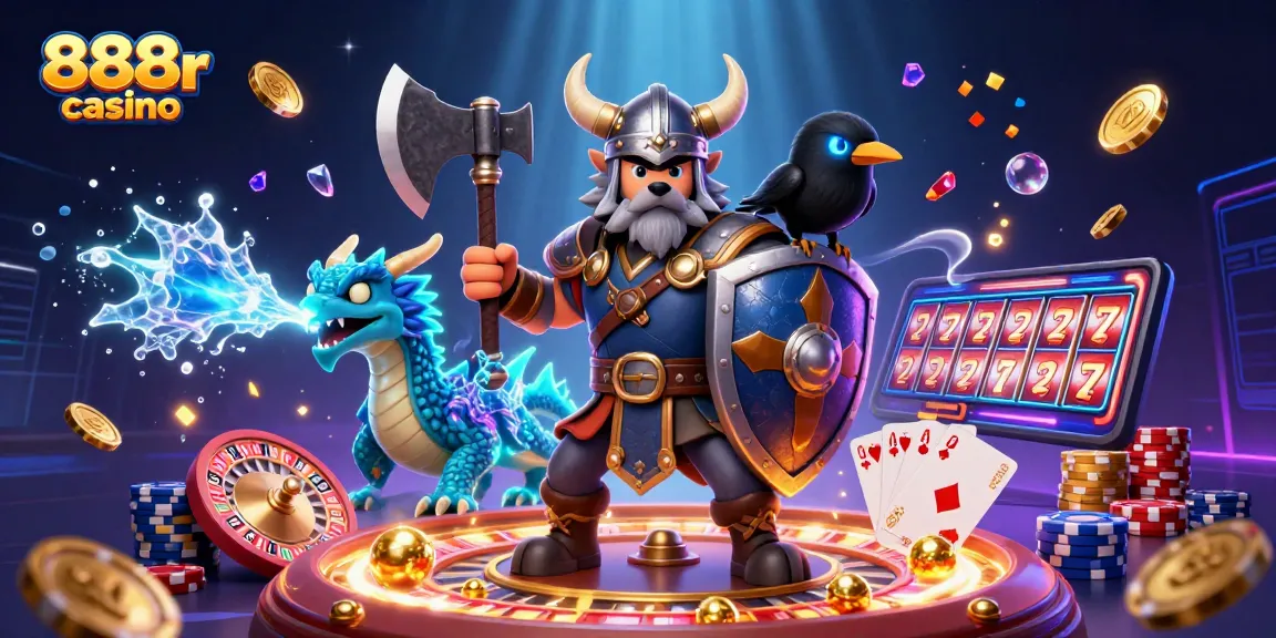 Experience thrilling gameplay at 888r casino with vibrant characters and dynamic game elements.