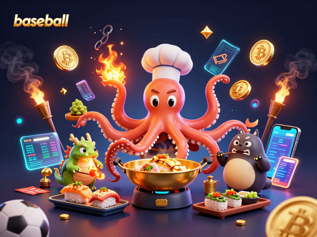Bet on baseball performance with animated characters in a 3D casino setting.