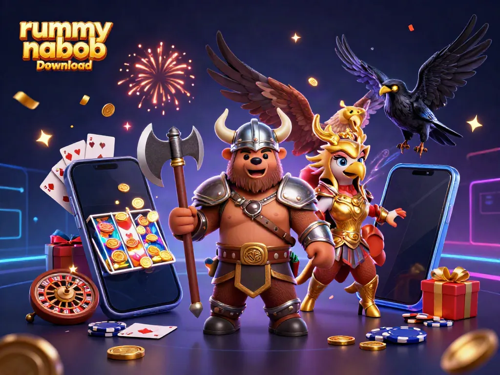 Rummy nabob download untuk pemain yang mencari pengalaman judi yang menarik dengan ratusan bonus.