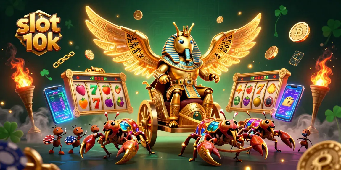 Experience exciting gameplay with slot 10k reels, glowing coins, and dynamic casino elements.