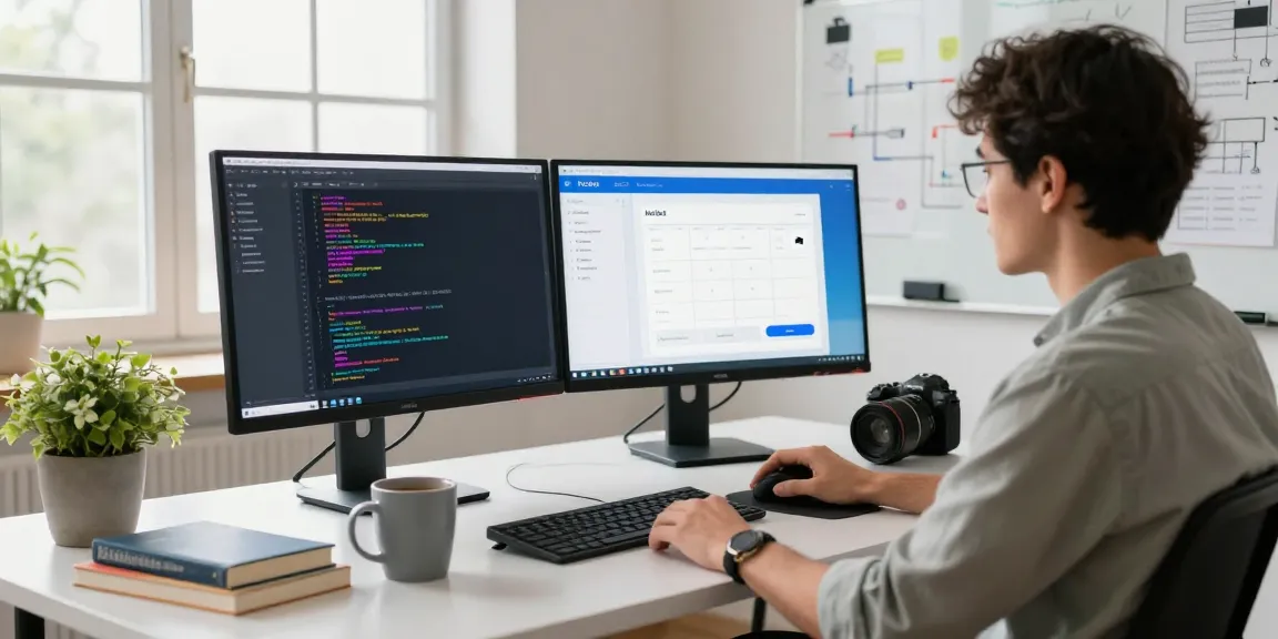 MoltBot AI in a developer's workspace, showcasing task automation and coding interactions.