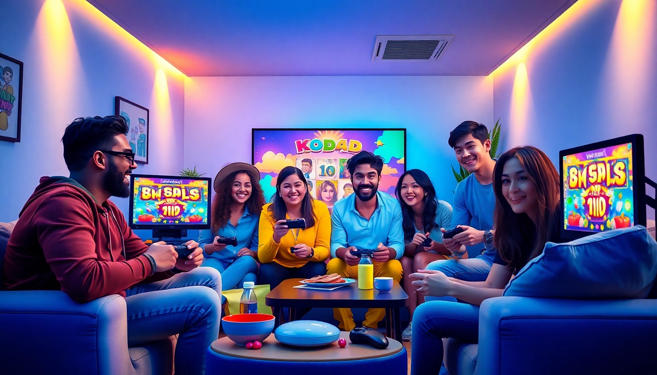 Exciting gaming session showcasing Kode4d link in a vibrant environment.