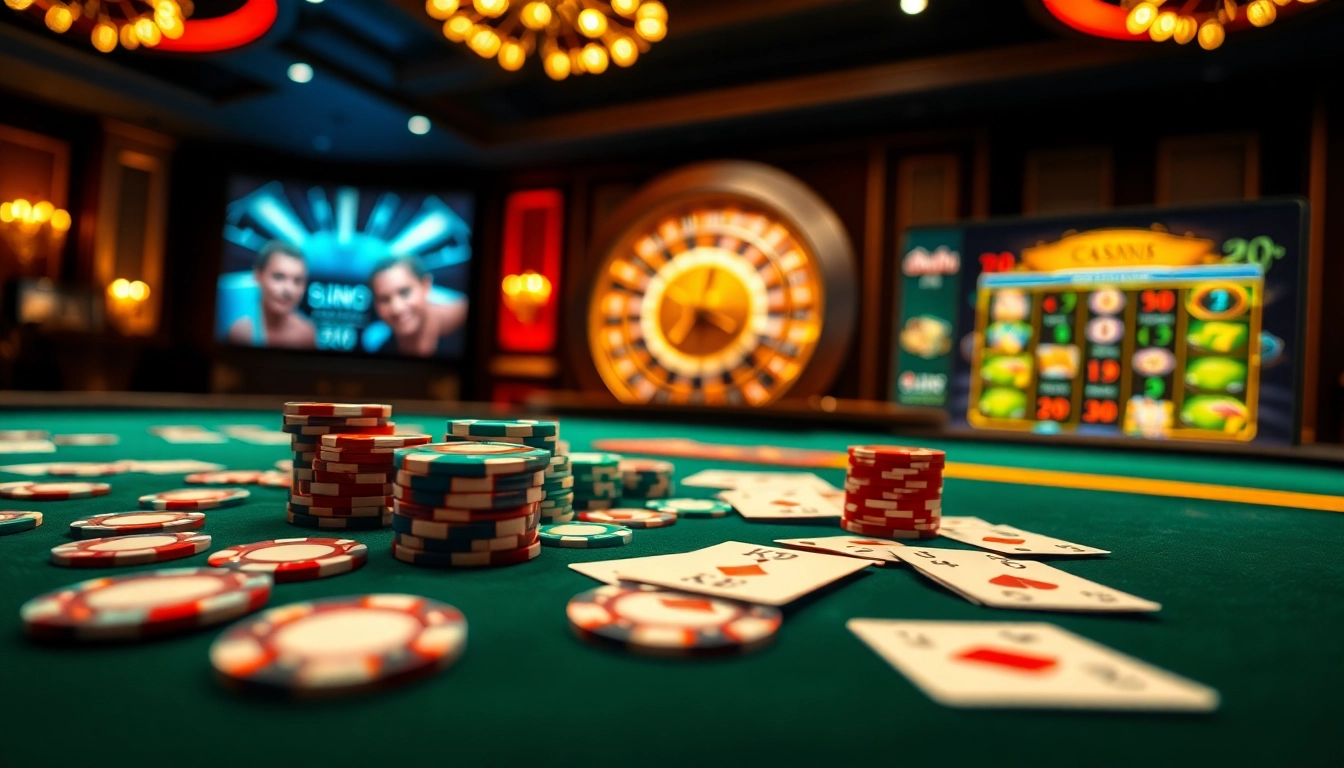 Engaging casino game scene at https://cpc188.org with poker chips and roulette.