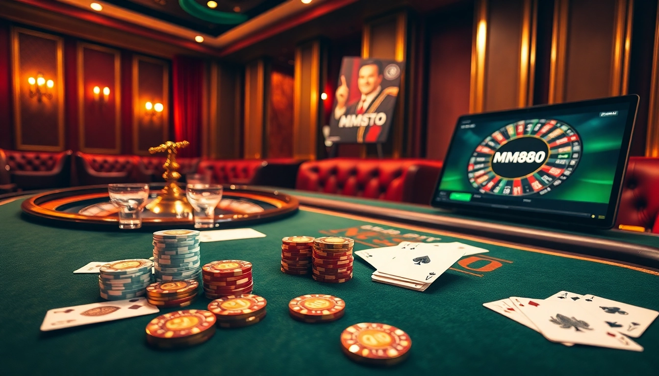 Experience thrilling moments at the casino with https://mm88.sa.com/ as players engage in exciting games and betting.