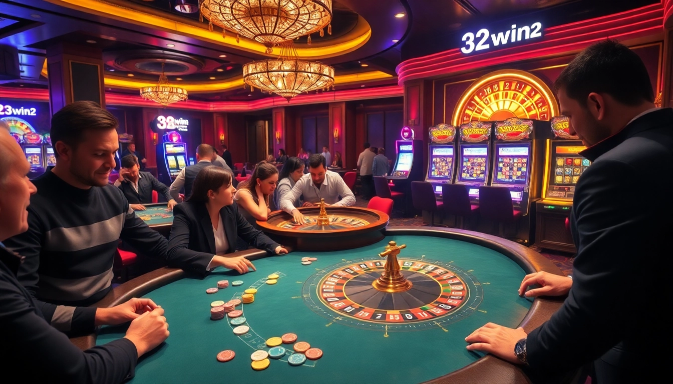 Experience the excitement of gambling at 32win32 with vibrant casino games and enthusiastic players.