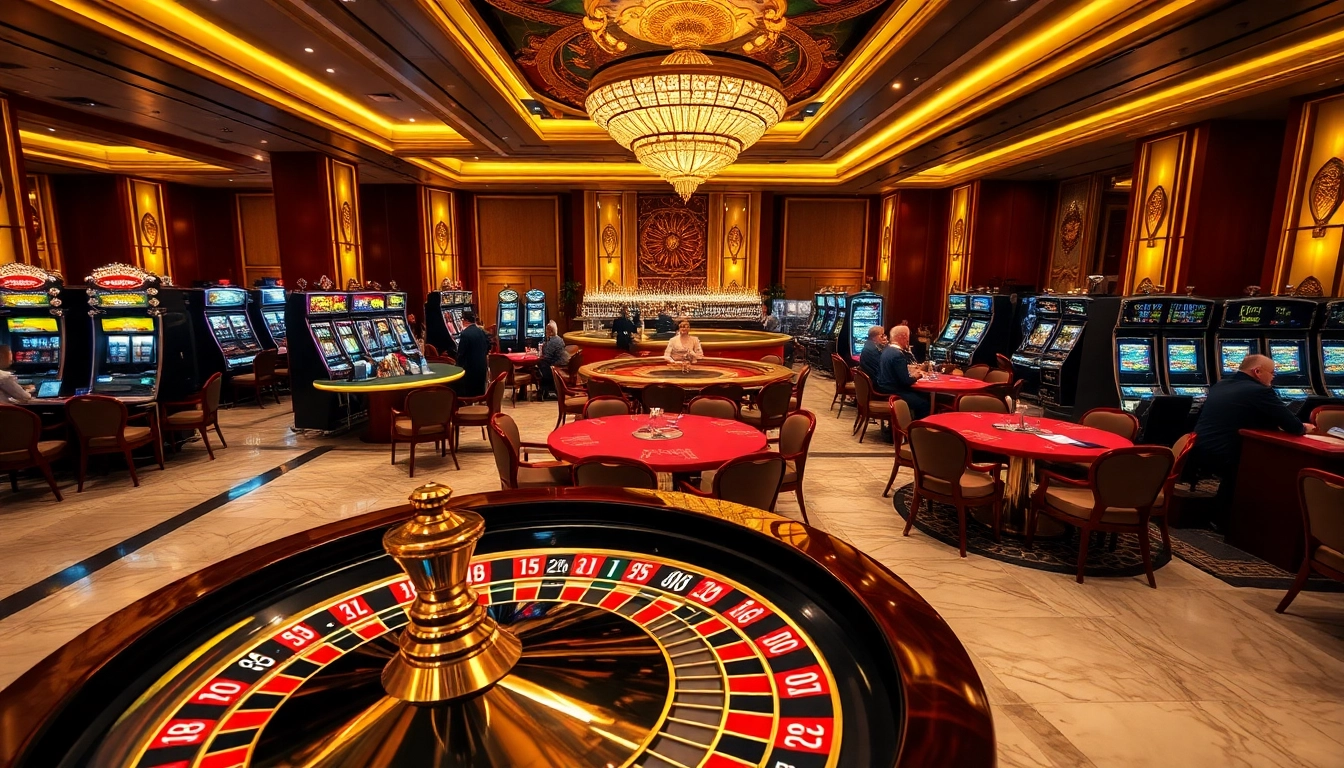Experience the thrill of gaming at go8.com with vibrant casino tables and exciting slot machines.