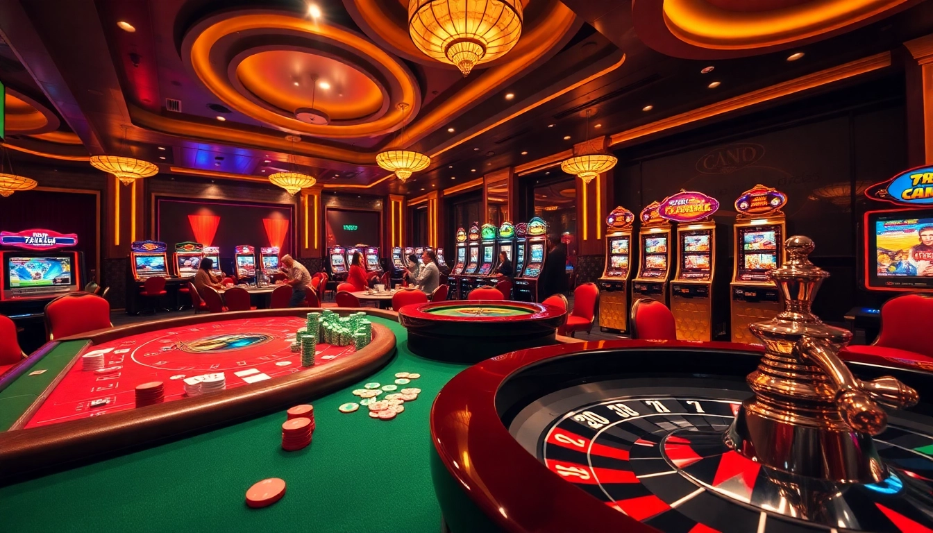 Engaging players at 789club thrill with cards and vibrant casino tables in an exciting atmosphere.