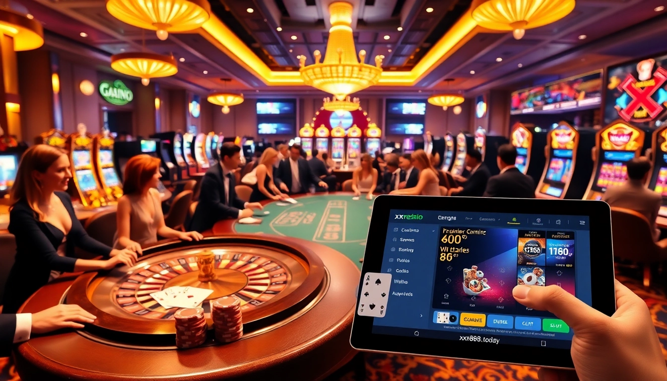 Nervous excitement fills the air as players engage in thrilling games on https://xx88.today/ with stylish tables and vibrant chips.