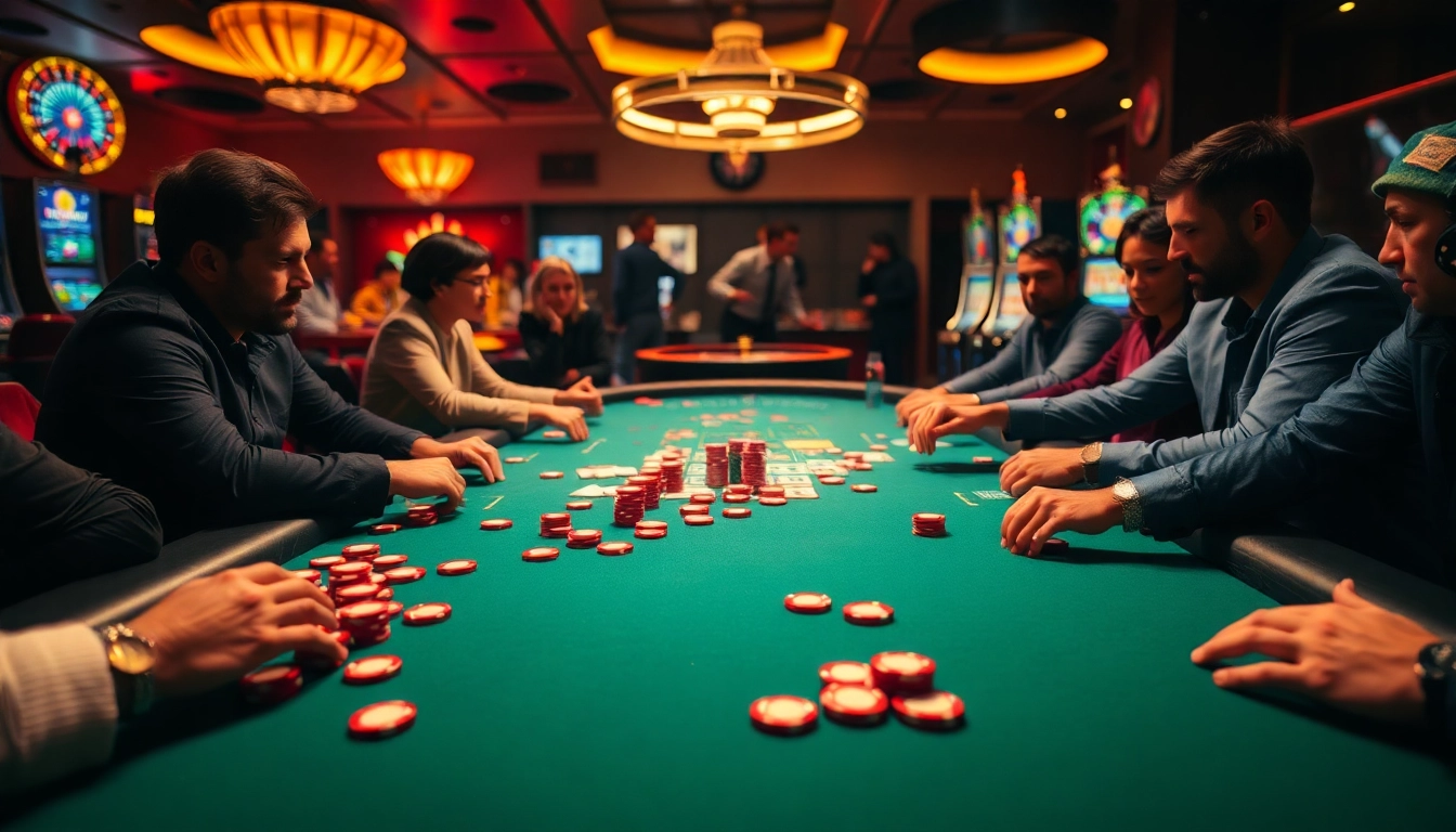 Experience thrilling gambling action at https://kk55.blue/ with poker and rich casino aesthetics.