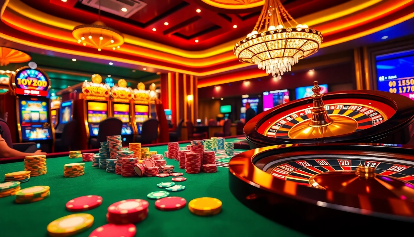 Experience the thrill of Man88 with vibrant gaming tables and exciting casino action.
